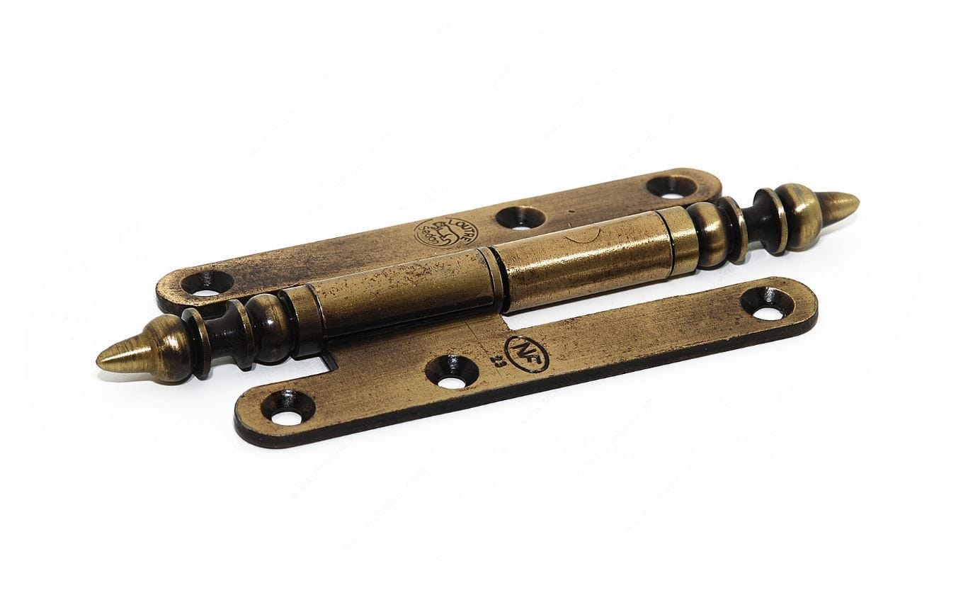 Lift Off Hinge - Lift Off Hinges - For Cabinets - Decorative Paumelle-Type Split-Hinge - Multiple Sizes & Finishes Available - Sold Individually