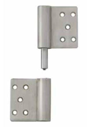 Lift Off Hinges - For Doors 4-15/16" X 1-31/32" - Heavy Duty Clean Room - Stainless Steel - Sold Individually