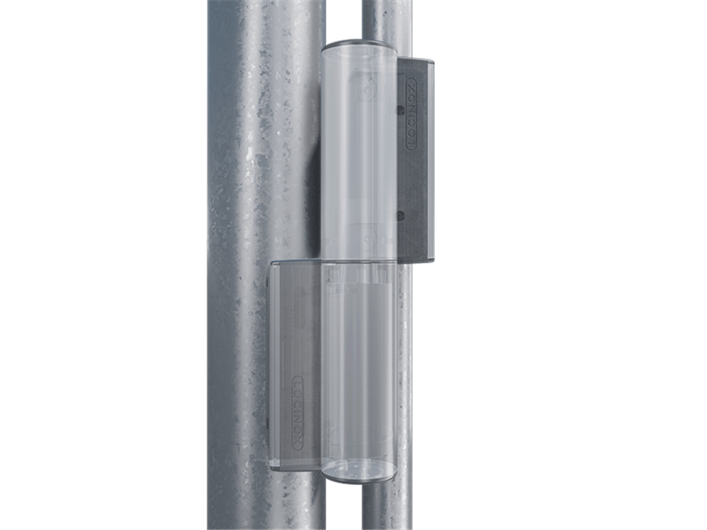 Locinox chain link bracket for Tiger gate closer, designed for secure attachment to gate posts. Sold individually.