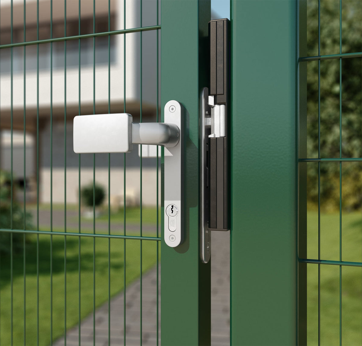Anodized aluminum handle pair for Fortylock, Fiftylock, and Sixtylock insert locks, available in multiple finishes.