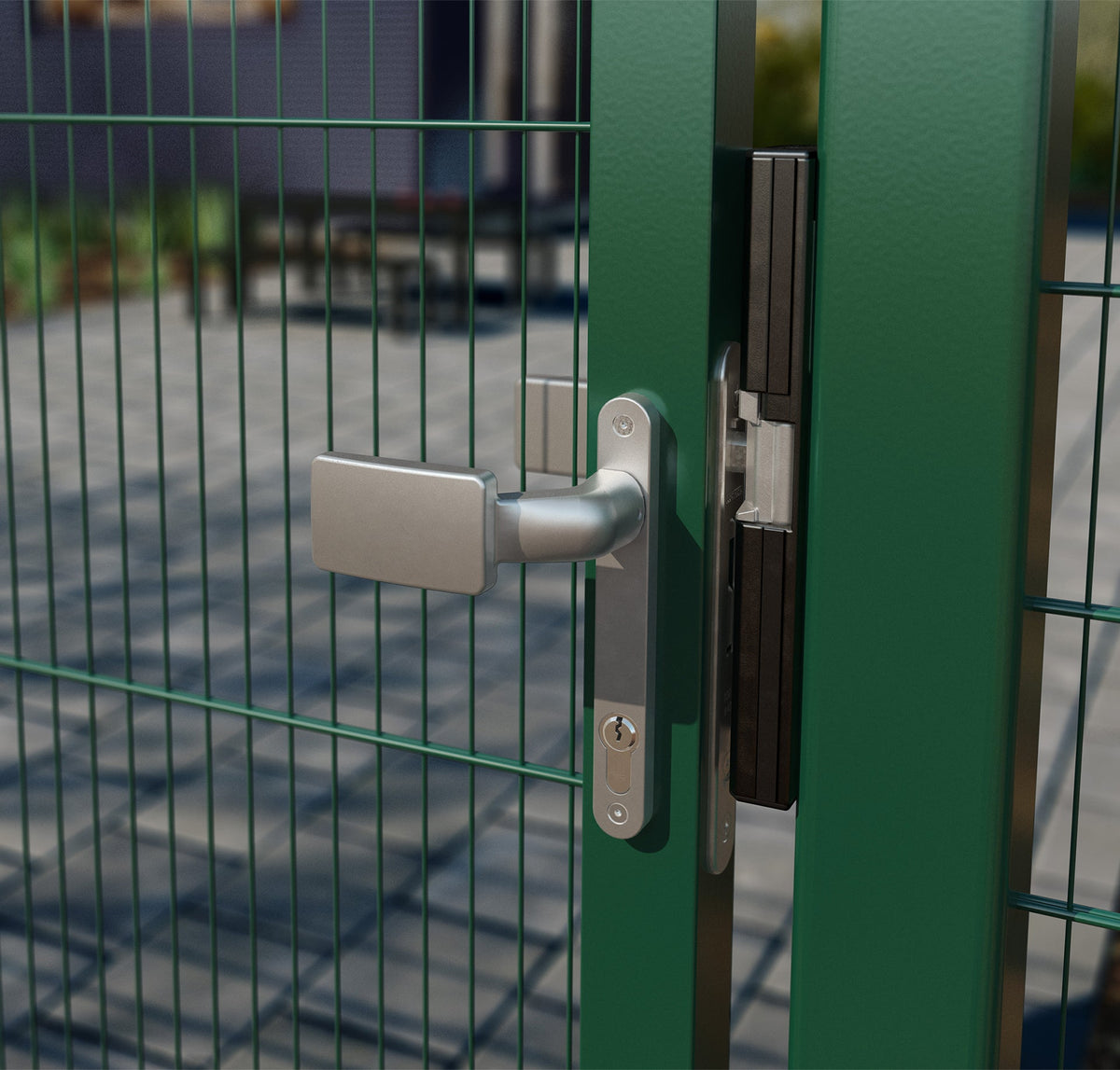 Anodized aluminum handle pair for Fortylock, Fiftylock, and Sixtylock locks, available in multiple finishes.