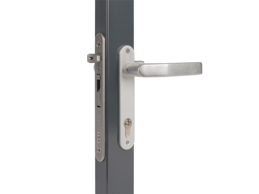 Locinox Sixtylock - Insert Gate Lock with 1-9/16" Inch Backset - For Minimum Profiles of 2-3/8" Inch - Sold Individually
