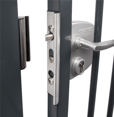 Locinox Anti-Theft Protection Plate For Standard Sa And Modulec-Sa Keeps - For Gate Frames 1-1/2" To 2-1/2" - Multiple Finishes - Sold Individually
