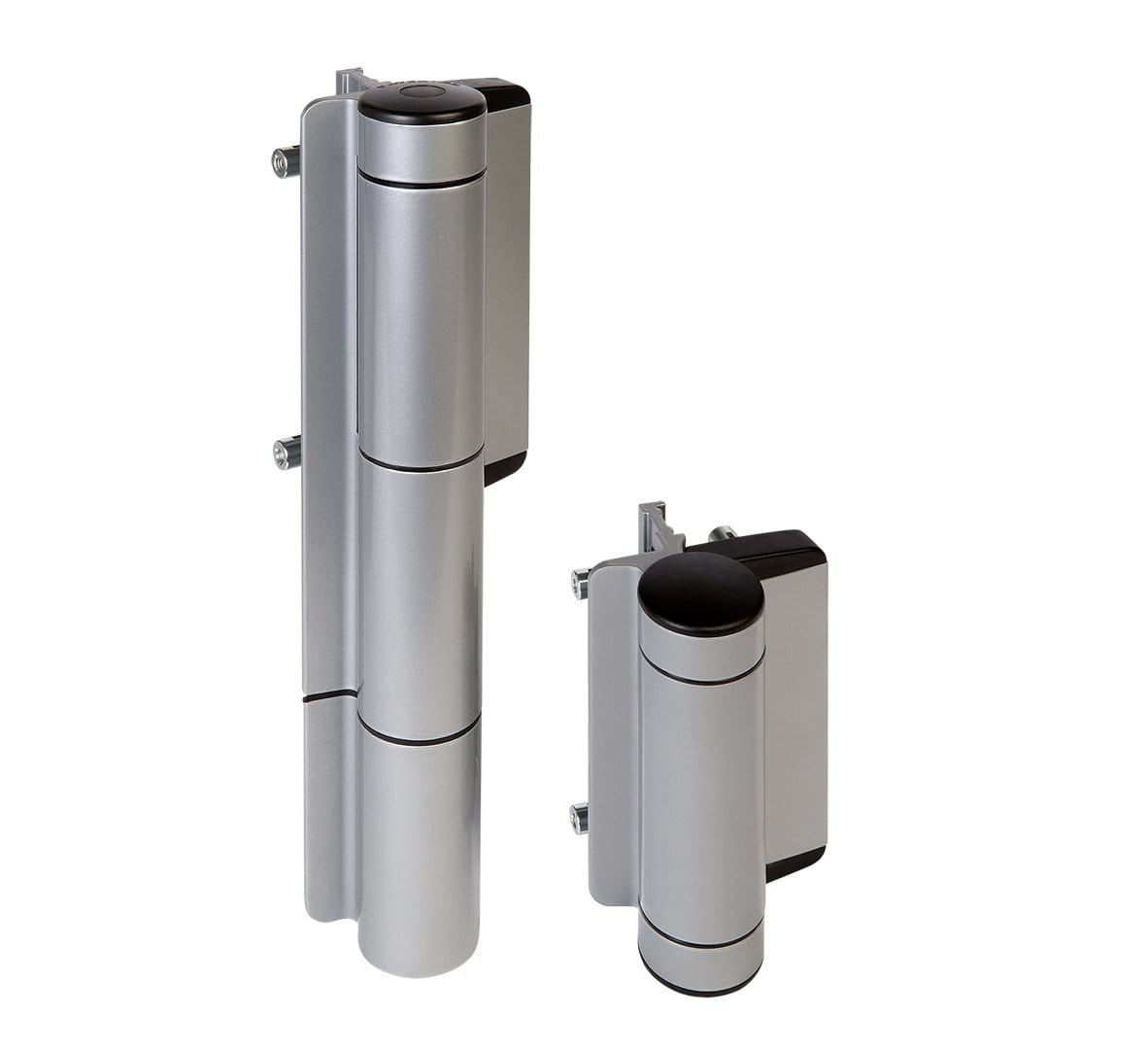Ultra heavy-duty hydraulic gate closer and hinge for gates up to 440 lbs, available in multiple finishes.