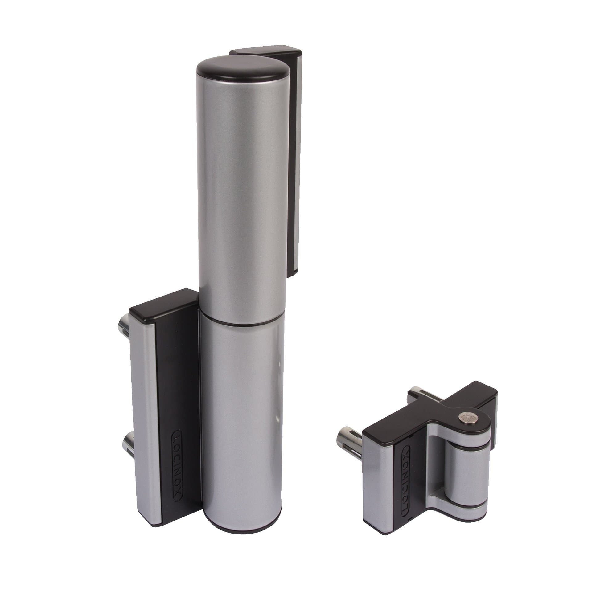 Compact hydraulic gate closer and hinge for gates up to 165 lbs, available in multiple finishes, sold individually.