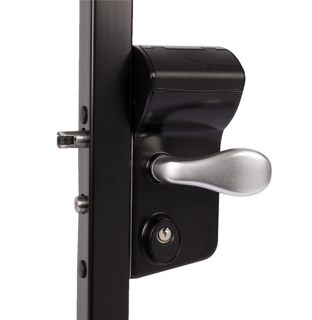 Locinox Vinci - Surface Mounted Mechanical Code Lock For Gates - For Square or Flat Profiles 3/8" to 4-3/4" - Multiple Finishes - Sold Individually
