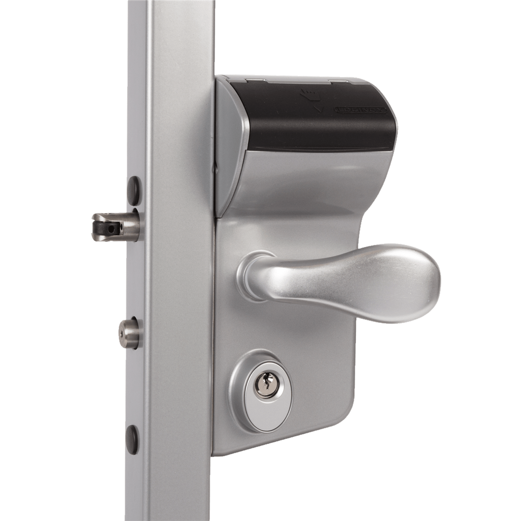 Locinox Vinci - Surface Mounted Mechanical Code Lock For Gates - For Square or Flat Profiles 3/8" to 4-3/4" - Multiple Finishes - Sold Individually