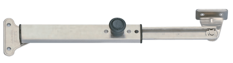 Locking lid stay in 304 stainless steel, 7 43/64 inches long, with a 90° opening, sold individually for secure lid support.