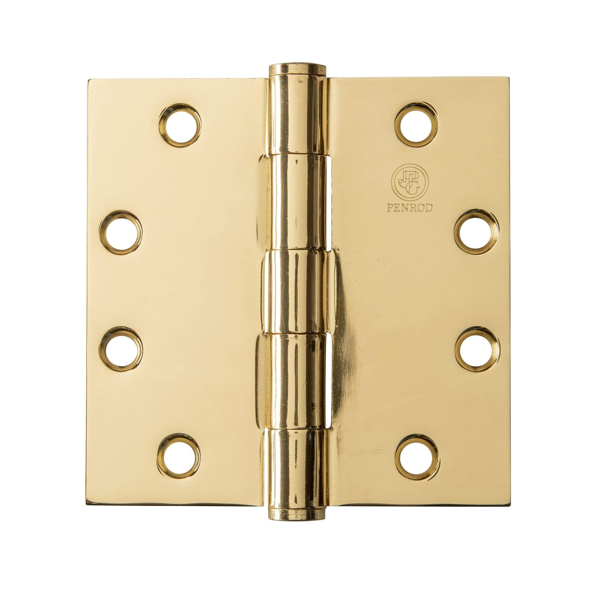 Commercial 4 1/2" square hinges by Penrod in multiple finishes, sold in a convenient 3 pack for durability.