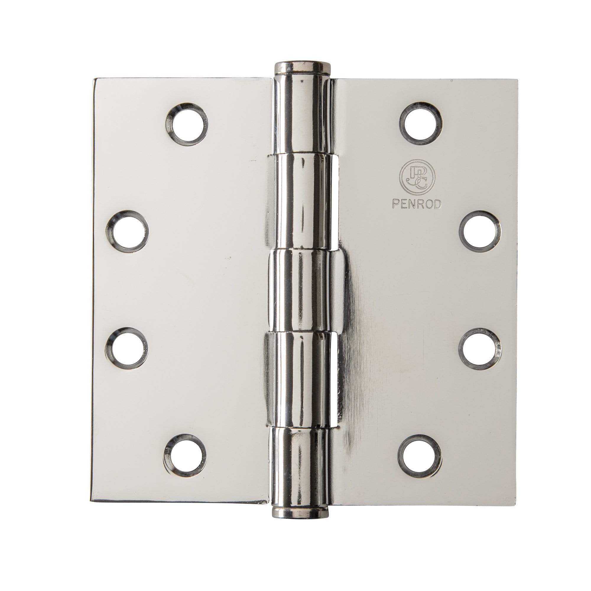 Penrod commercial hinges 4 1/2 inches square in multiple finishes, sold in a 3 pack for durability and style.