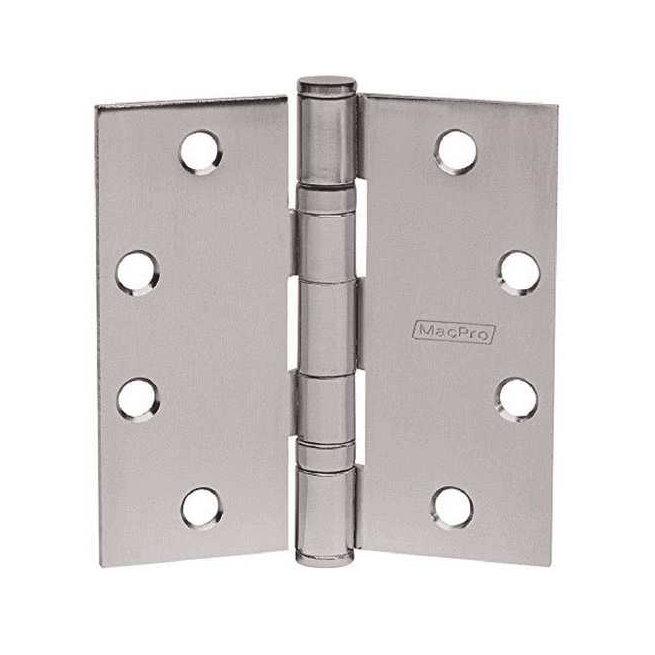 MacPro Full Mortise Hinge - 5-Knuckle - Standard Weight - 4-1/2" x 4-1/2" Inch with Square Corners - Multiple Finishes - Non-Removable Pin Available - Sold Individually