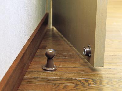 Magnetic Door Stop & Holder - Floor Or Wall Mount - Multiple Finishes Available - Sold Individually