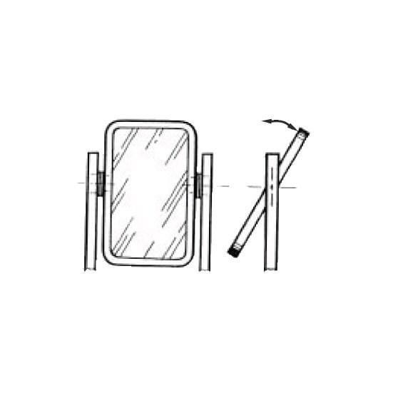 Mirror Brackets - Movement Wedge Mount - Hardened Steel - Multiple Finishes Available - Sold Individually