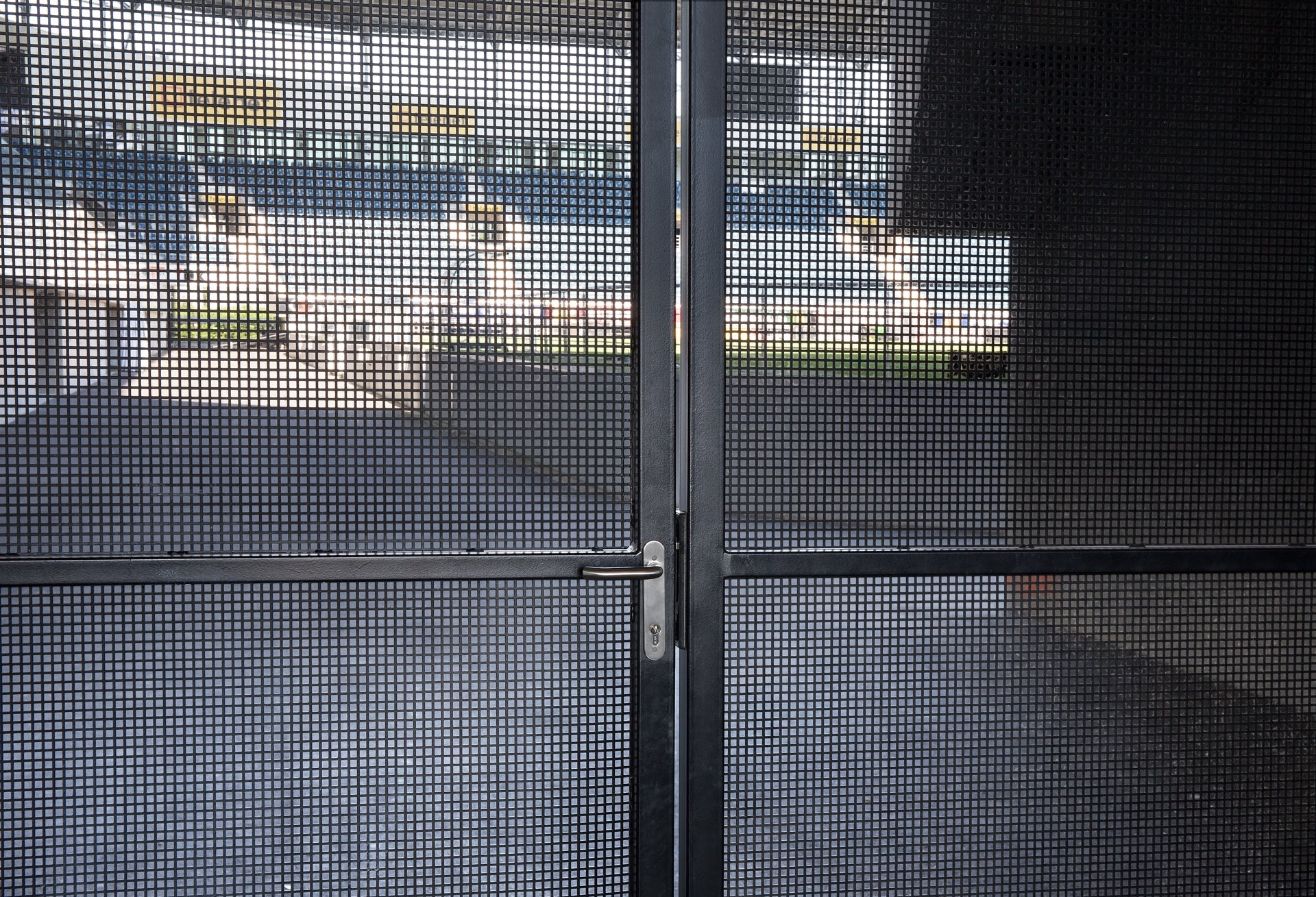 Mortise lock designed for ornamental gates, enhancing security and style for residential or commercial use.