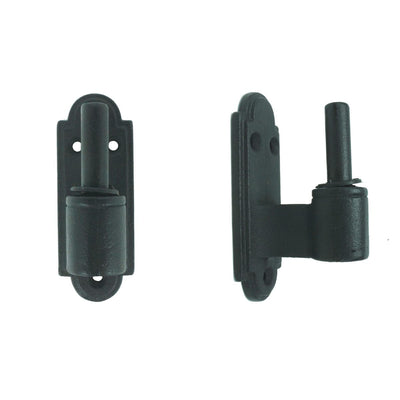 New York Shutter Hinge Pintle - Multiple Offsets Available - Cast Iron - Black Powder Coat Finish - Sold Individually