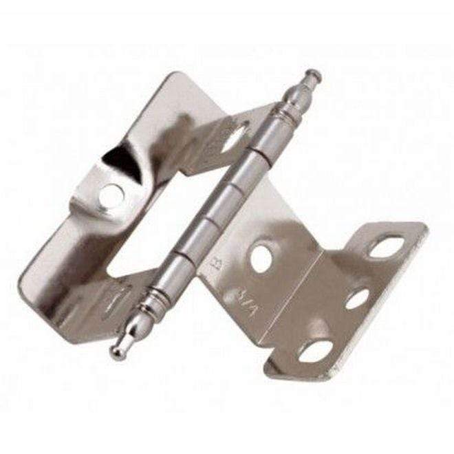 Full Wrap Inset Cabinet Hinges - 3/4" Inch Thick Door - 2 1/2" X 1 5/8" - Multiple Finishes - Sold Individually