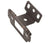 Partial Wrap Cabinet Hinges - 3/4" Inch Door Thickness - 2 1/2" x 1" - Multiple Finishes - Sold Individually