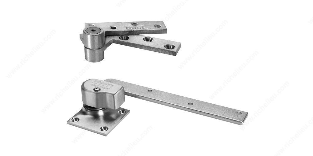 Offset Hinges - 3/4" Offset Single-Acting Door Pivot - Floor Mounted - Multiple Finishes Available - Sold Individually