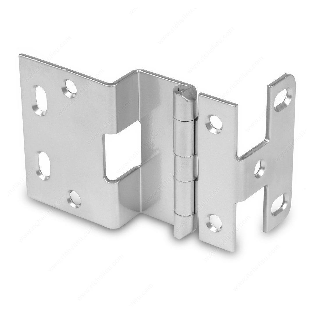 Offset Hinges - 3/4" Overlay Institutional Hinge - Multiple Sizes & Finishes Available