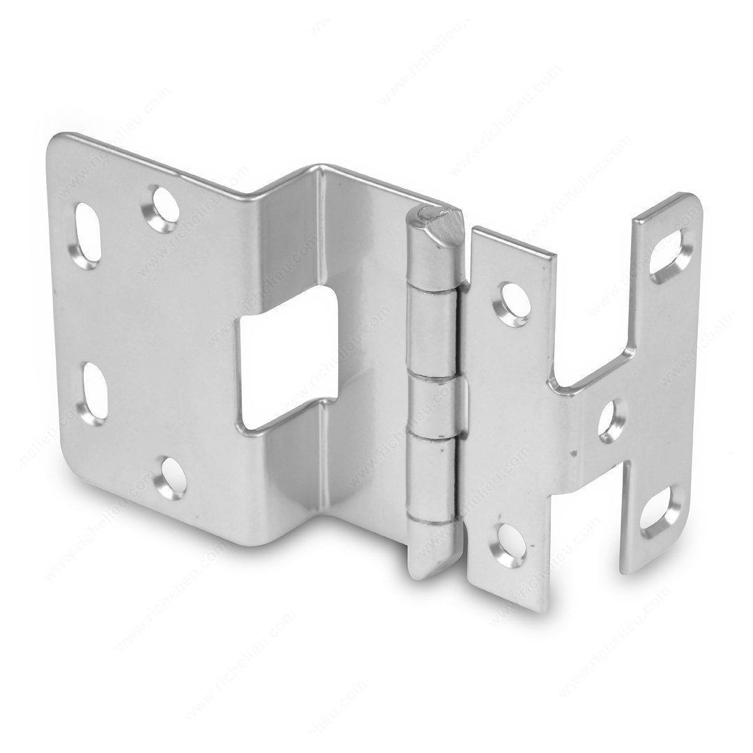 Offset Hinges - 3/4" Overlay Institutional Hinge - Multiple Sizes & Finishes Available