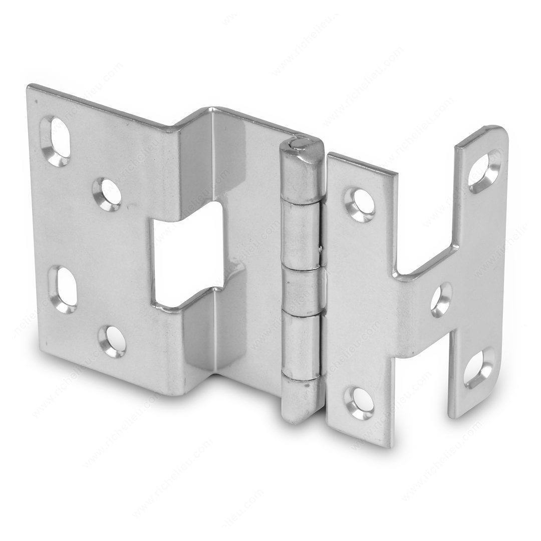 Offset Hinges - 5/8" Overlay Institutional Hinge - Multiple Finishes Available