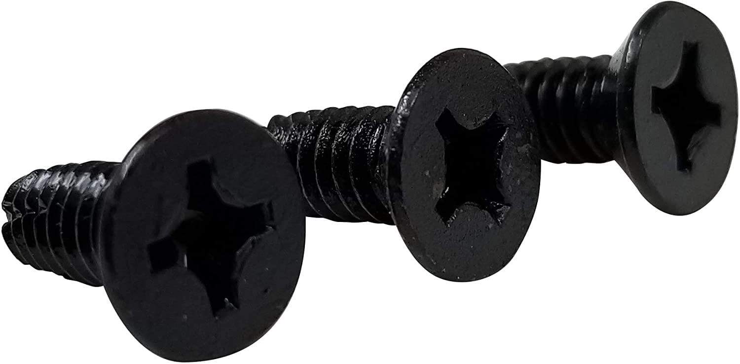 #12-24 x ½ inch machine screws for 4.5 inch commercial hinges in various finishes for secure hardware installation.