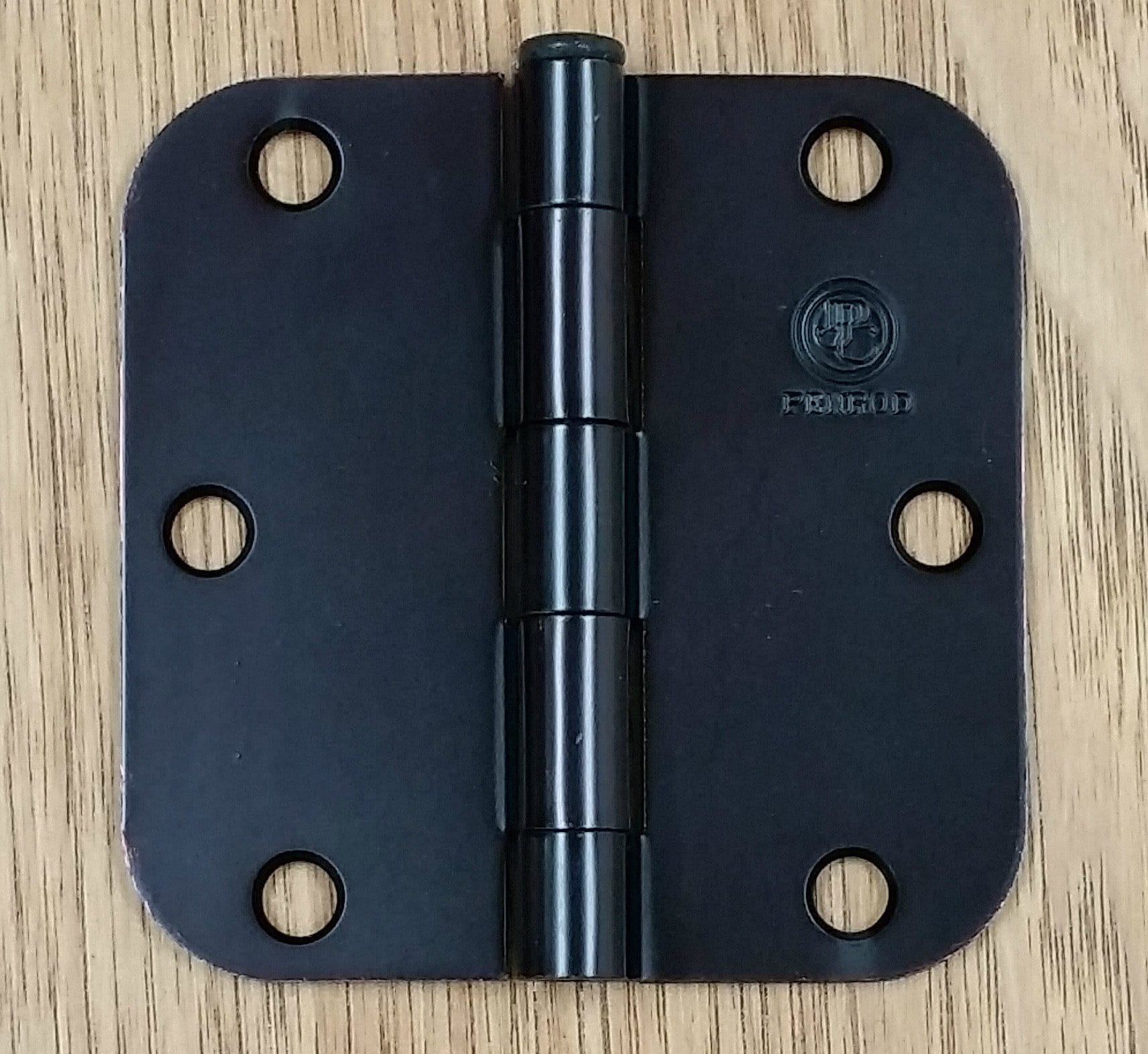 Residential Penrod butt hinge with plain bearing, 3.5 inches, 5/8 inch radius corner, available in multiple finishes, 2 pack.