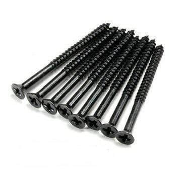 Extra long oil rubbed bronze hinge screws, #10 x 2.5 inches, ideal for commercial hinge applications.