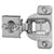 One-Piece Compact Cabinet Hinge - 3/8" Inch Overlay - 105° Opening - Sold Individually
