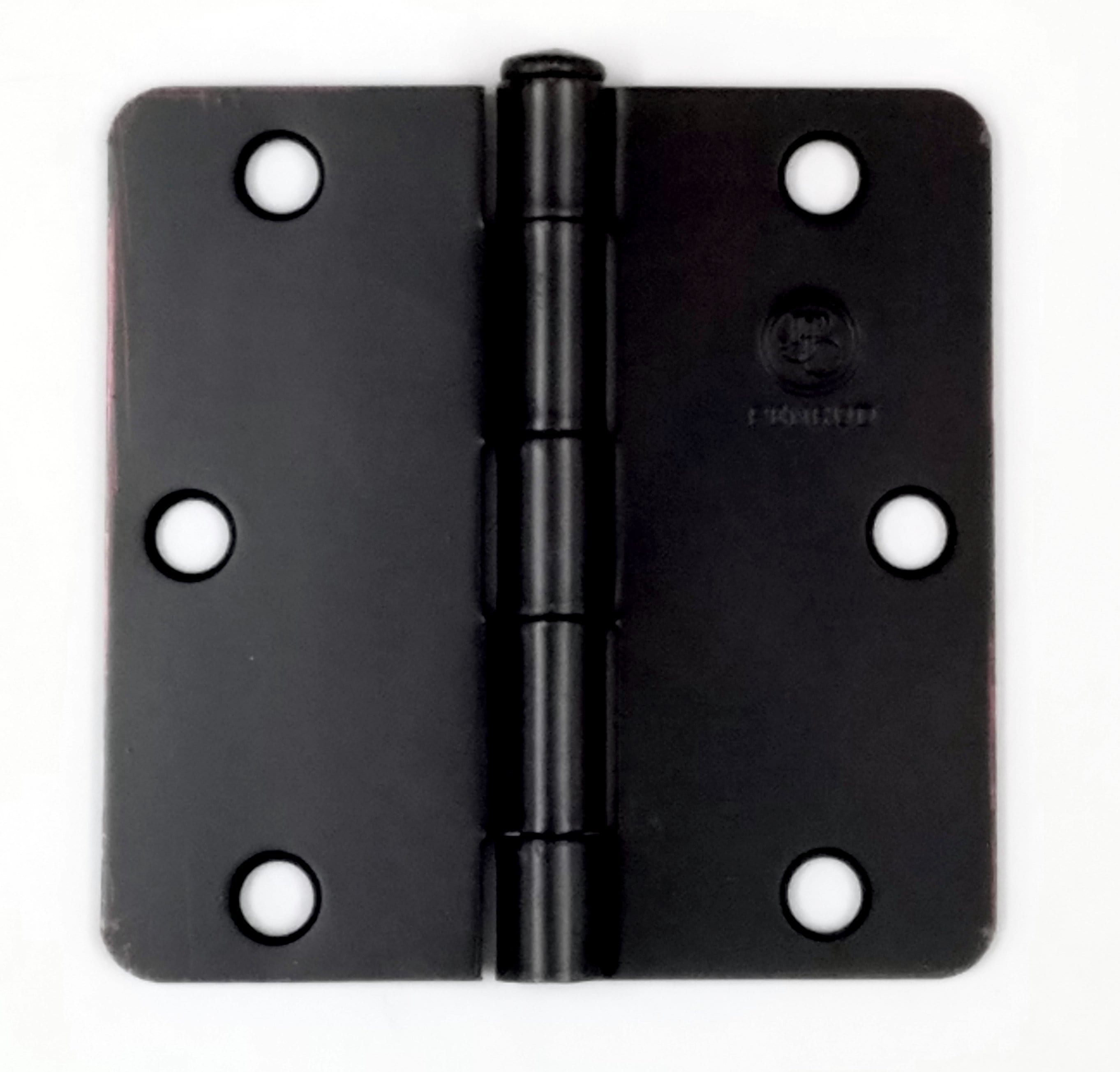 Residential Penrod butt hinge with plain bearing, 3.5 inches, 1/4 inch radius corners, available in multiple finishes, 2 pack.
