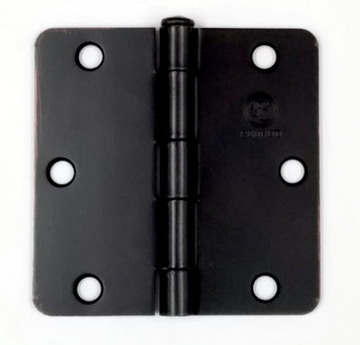 Residential Penrod Butt Hinge - Plain Bearing For Doors - 3 1/2 Inch With 1/4 Inch Radius Corner - Multiple Finishes Available - 2 Pack