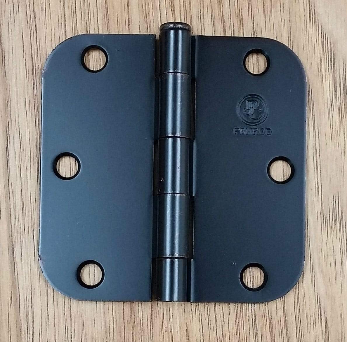 Residential Penrod butt hinge with plain bearing, 3.5 inches, 5/8 inch radius corner, available in multiple finishes, 2 pack.
