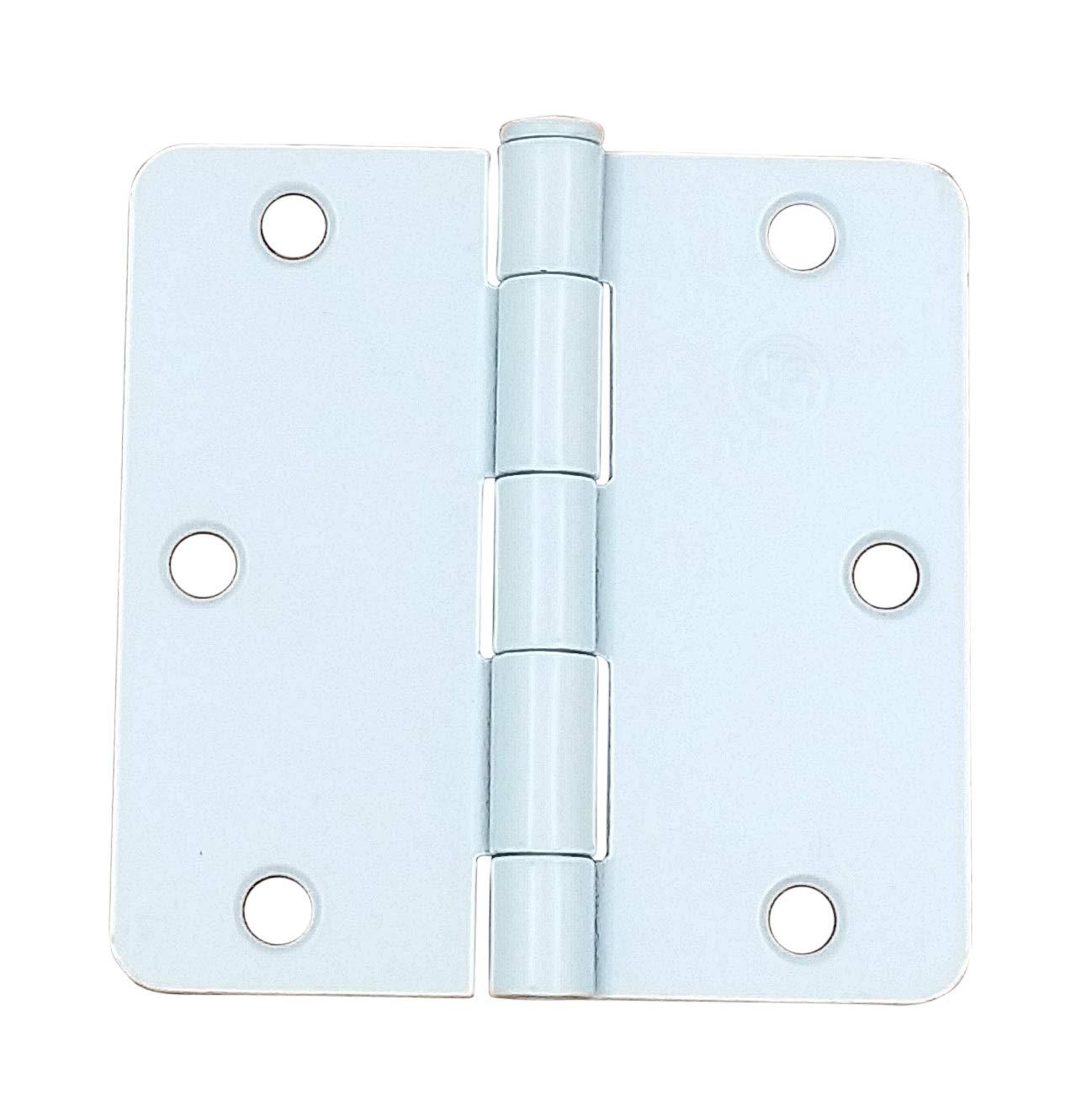 Residential Penrod butt hinge, 3.5 inches with 1/4 inch radius corner, available in multiple finishes, sold in 2 pack.