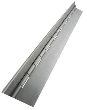 Piano Hinges - Stainless Steel - Continuous - 1-1/2" X 96" - 3 Pack