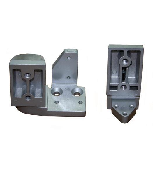 Amarlite style pivot door hinges designed for metal frame doors with 1/8" recessed applications. Durable and functional.