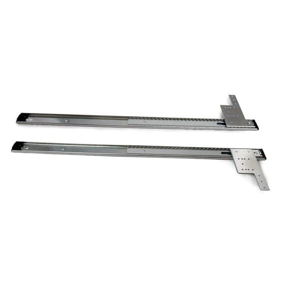 Pocket Door Slides - Smooth Sliding With Steel Rigidizing Stabilizer Bar - Multiple Sizes & Finishes Available - Sold In Pairs