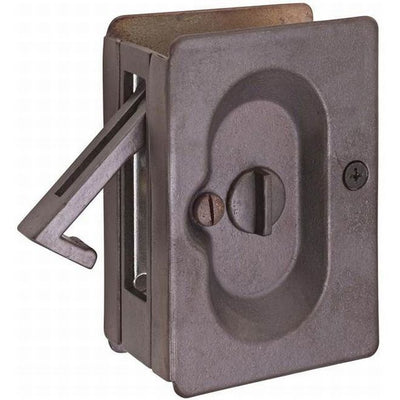 Pocket Door Lock - For Doors 1-3/8" Inch to 1-3/4" Inch Thick - Multiple Finishes Available - Sold as Set