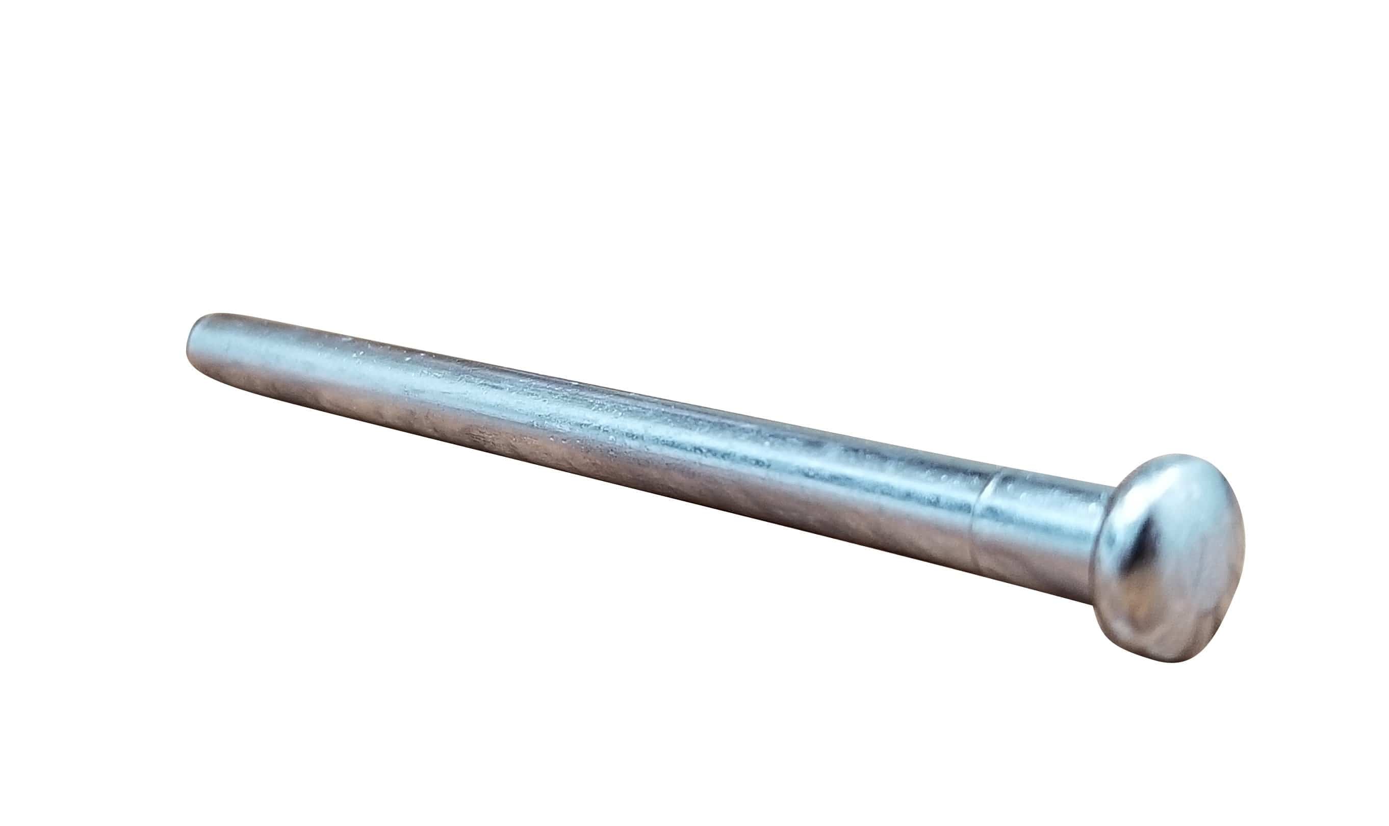 Polished chrome hinge pins for doors, sold in a pack of three, designed for durability and smooth operation.