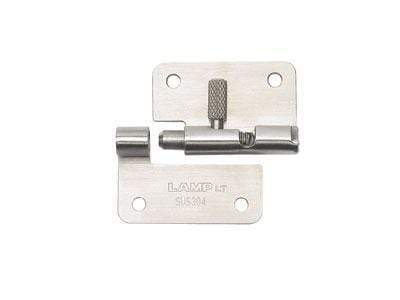 Quick Release Hinge - For Cabinets - Satin Stainless Steel - Sold Individually