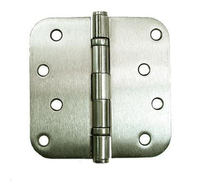 Ball Bearing Door Hinges - 4" With 5/8" Radius Corners - Multiple Finishes - 2 Pack