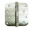 Ball Bearing Door Hinges - 4" With 5/8" Radius Corners - Multiple Finishes - 2 Pack