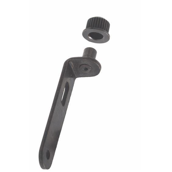 High-quality rear pivot door hinge in statuary bronze finish, made of durable steel, sold individually for versatile use.