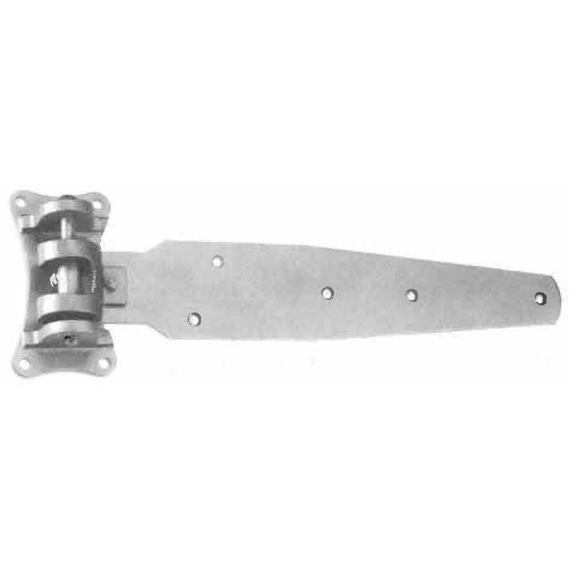 Refrigeration Hinges - Large Cam Lift Hinge - Heavy Strap Of 1/4" Steel - 28" Inch - Multiple Offsets - Zinc Plated - Sold Individually