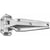 Refrigeration Hinges - Zinc Die-Cast - High Polish Chrome Plated Finish - Standard Or Alternate Hole Pattern - Sold Individually