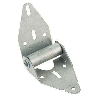 Durable 14 gauge residential garage door hinge designed for quiet operation, suitable for sections 1 to 5.