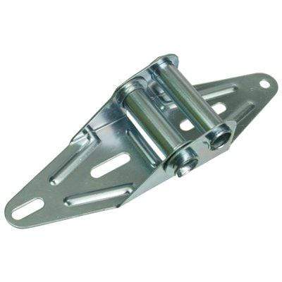 Durable 18 gauge residential garage door hinges for sections 1 to 4, designed for smooth door operation and longevity.