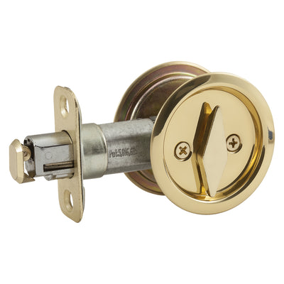 Pocket Door Latch - Round - Multiple Finishes Available - Sold as Set