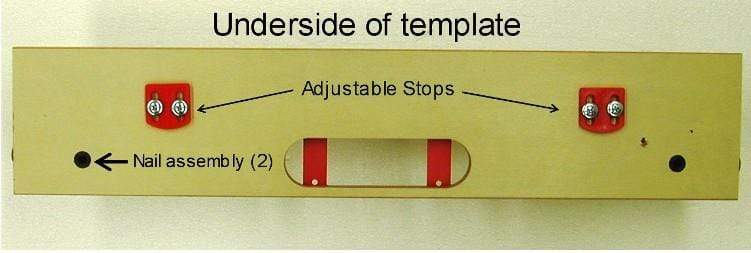 Soss Router Template For Concealed Hinges - Model 204 - Sold Individually