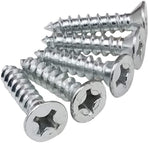 #12 X 1-1/4" Inch - Commercial Hinge Wood Screws - Multiple Finishes