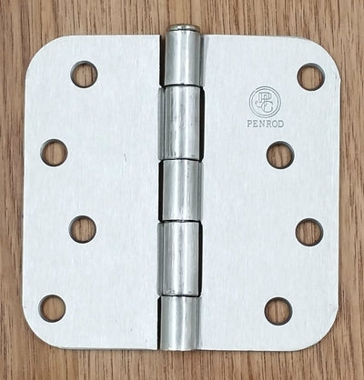 Residential Penrod Butt Hinges - 4 Inch With 5/8 Inch Radius Corner Plain Bearing- Multiple Finishes Available - 2 Pack